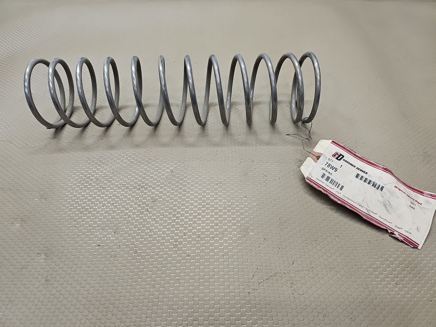 Gardner Denver Spring Replacement 78W9 Compressor SPRING 3.075OD X 11.8 OEM NEW 
