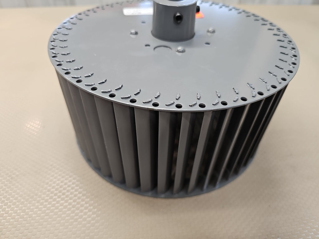 Blower Wheel: Forward-Curved, 9 in Dia, Steel Wheel, 1 Inlets, 5/8 in Bore