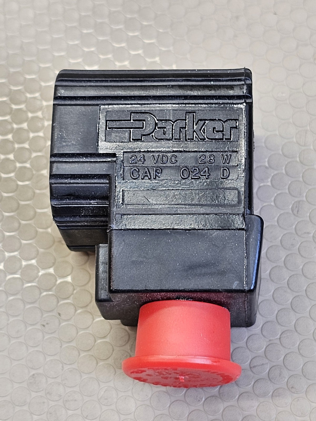 Parker CAP024D Solenoid Super Coil 24VDC 28W w/ Mounting Clip 24V