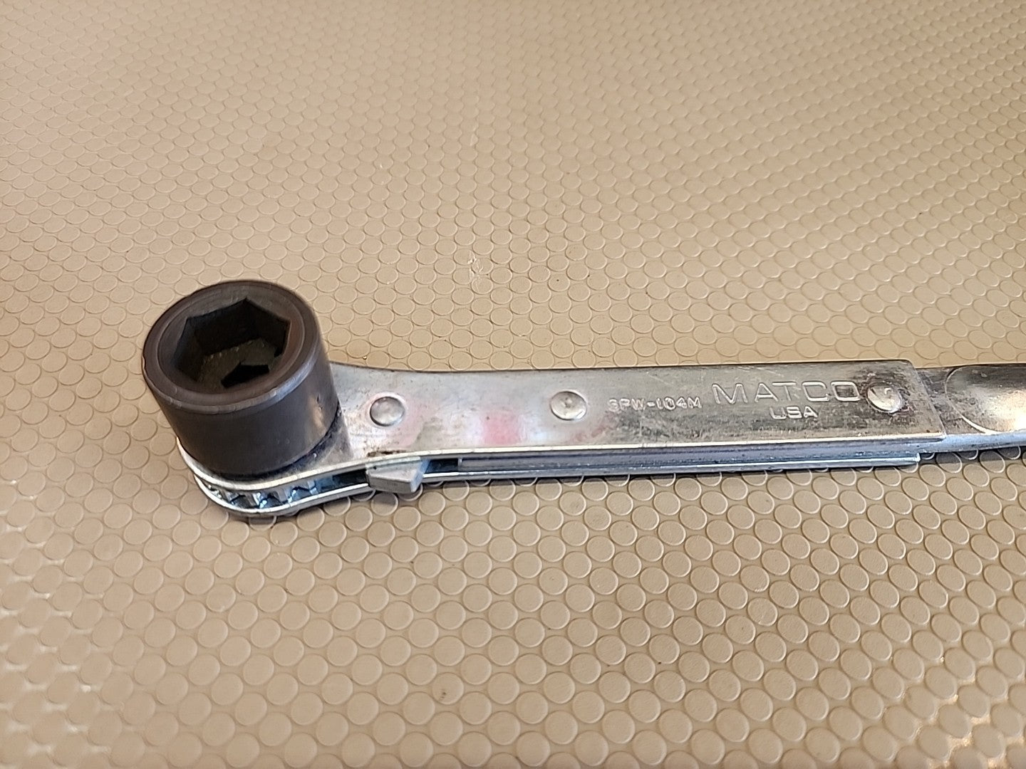 MATCO Tools SPW104 Fan Blade Bolt Reversible Ratcheting Wrench Rare HTF Made USA