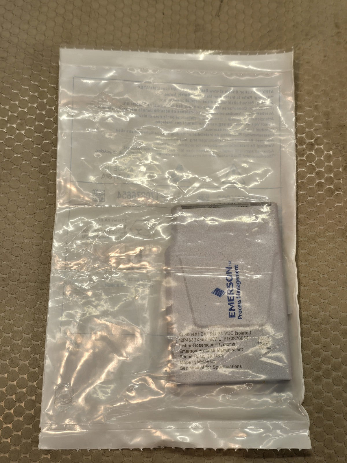 Emerson KL3004X1-BA1 12P4633X092 DeltaV DO 24VDC Isolated Output Module NEW SEAL