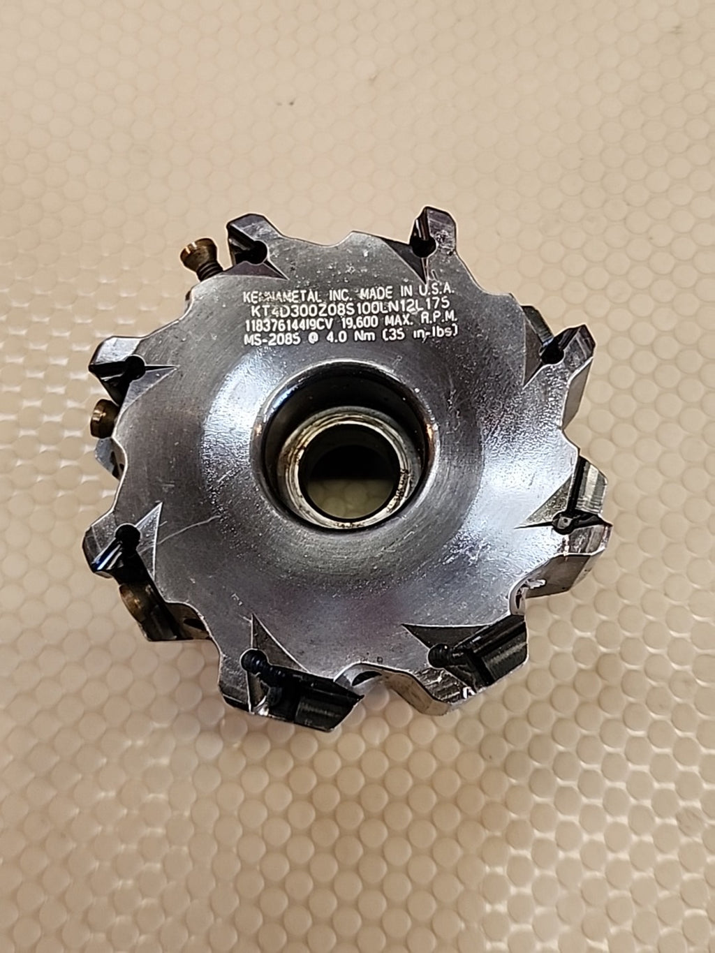 Kennametal  KT4D311Z08S Face Mill Indexable Shoulder Milling Cutter 35in-3 IN
