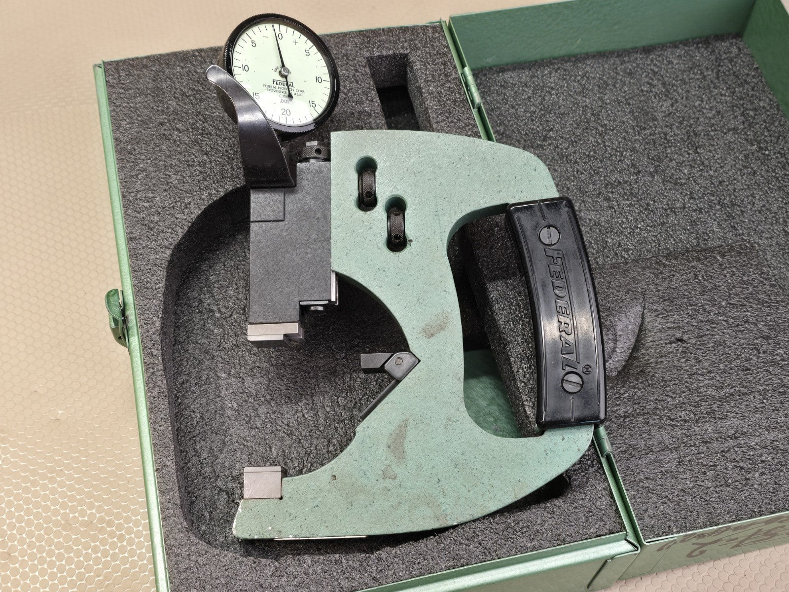 Federal Snap Gage 300P-3. 2-3”  Mahr Indicator Case 