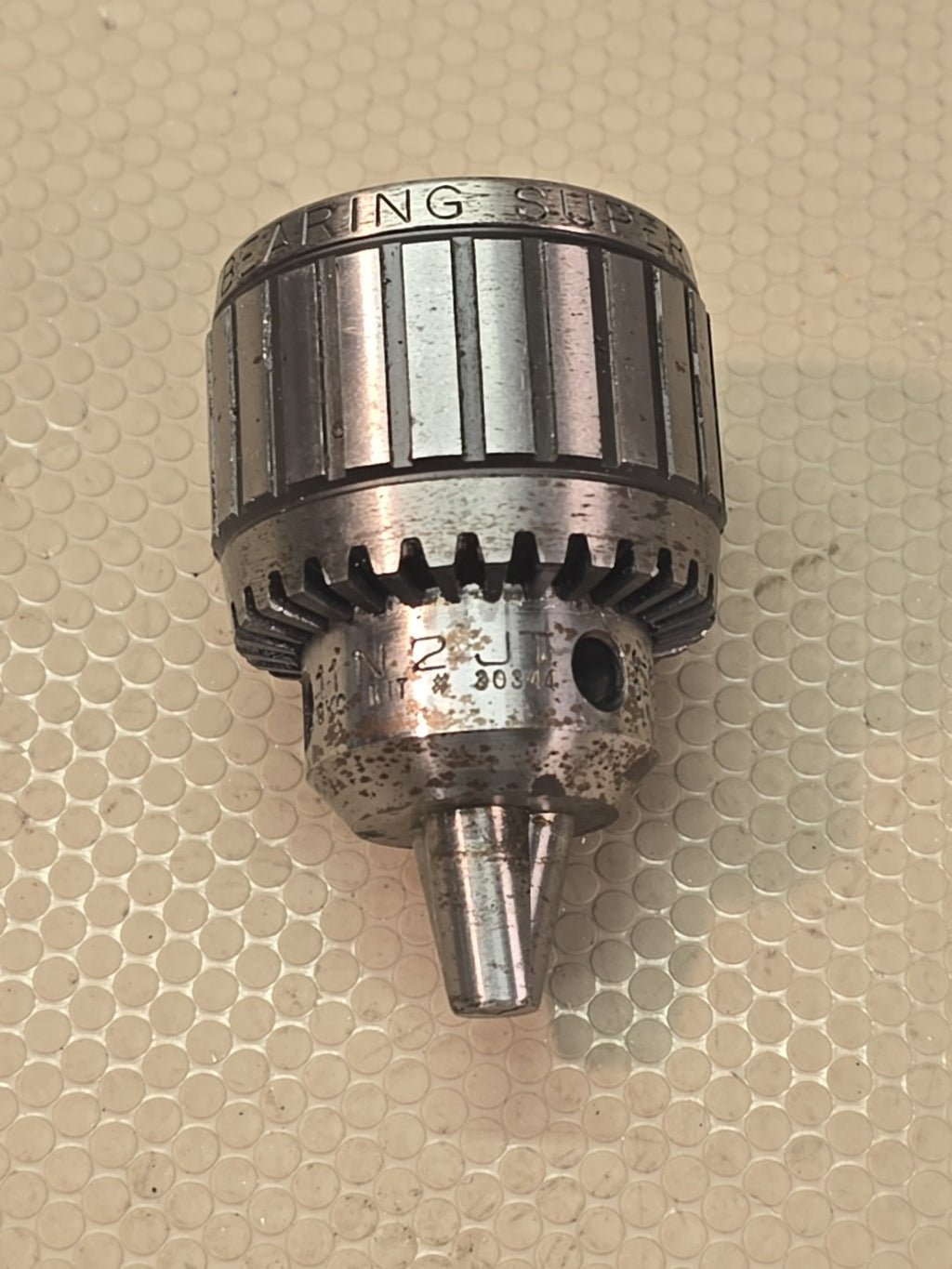JACOBS 11N BALL BEARING SUPER DRILL CHUCK 0-3/8" 0-10mm CAP JACOBS TAPER #2 JT2