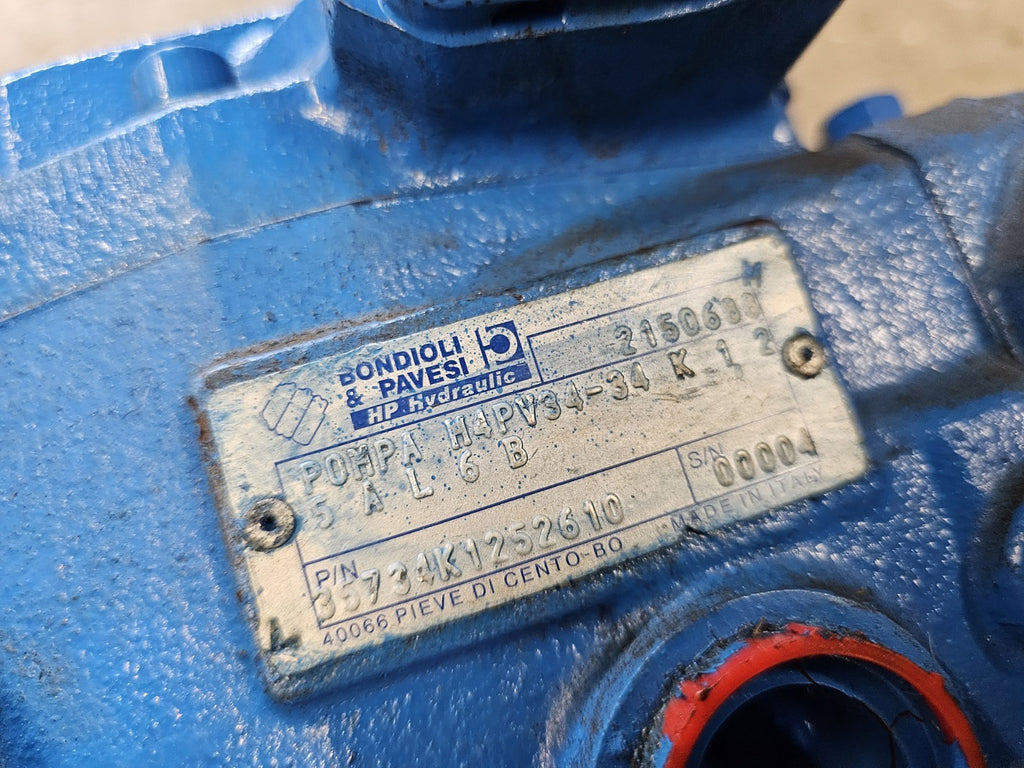 Bondioli & Pavesi Hydraulic Pump POMPA M4PV34-34 Co Axle Piston Pump 
