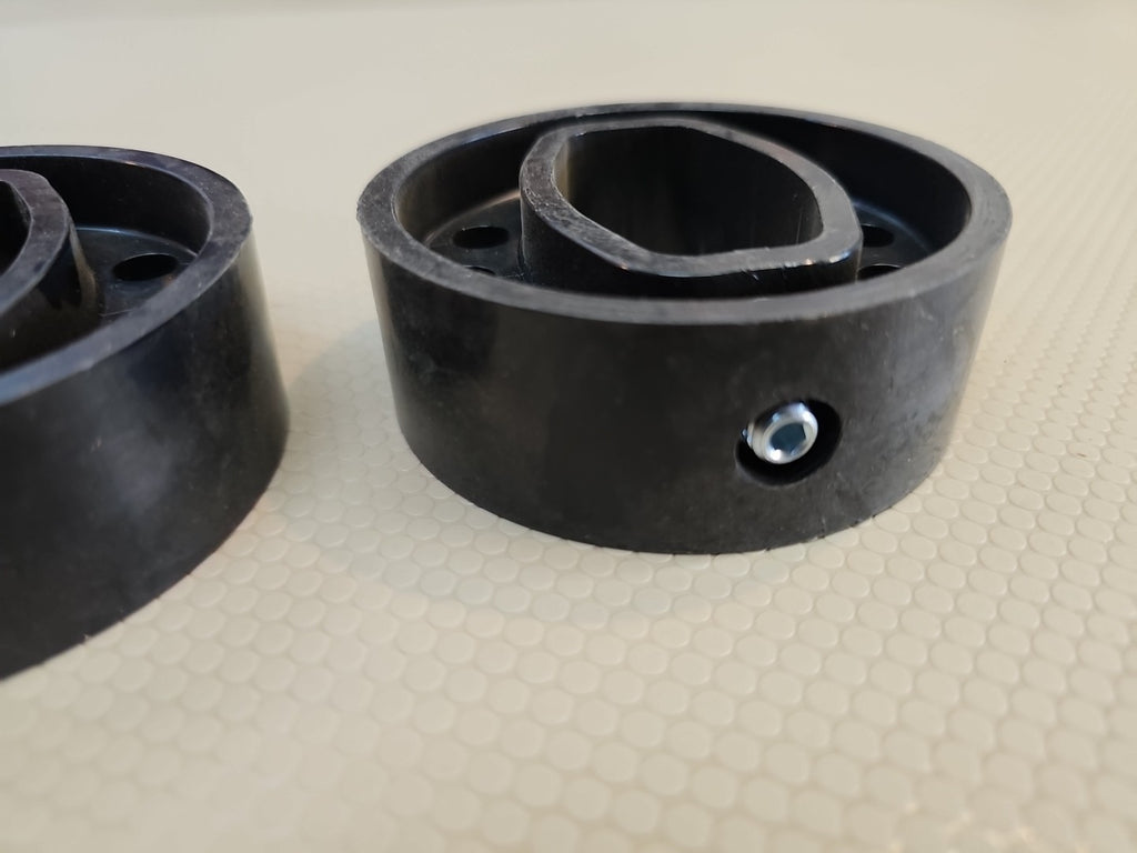 Roll Rite 76810 Tarp Centering Flanges (Pair) for Bow Tube–Set Screws incl., OEM