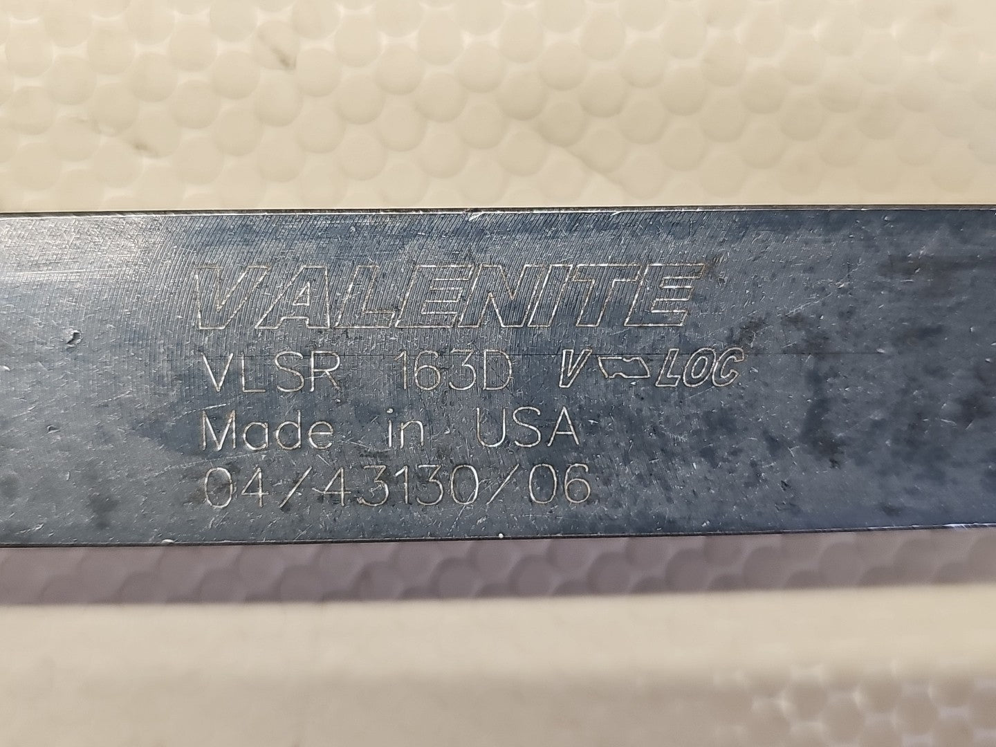 VALENITE, VLSR-163D, 1" SQUARE DROP HEAD THREADING & GROOVING TOOLHOLDER 