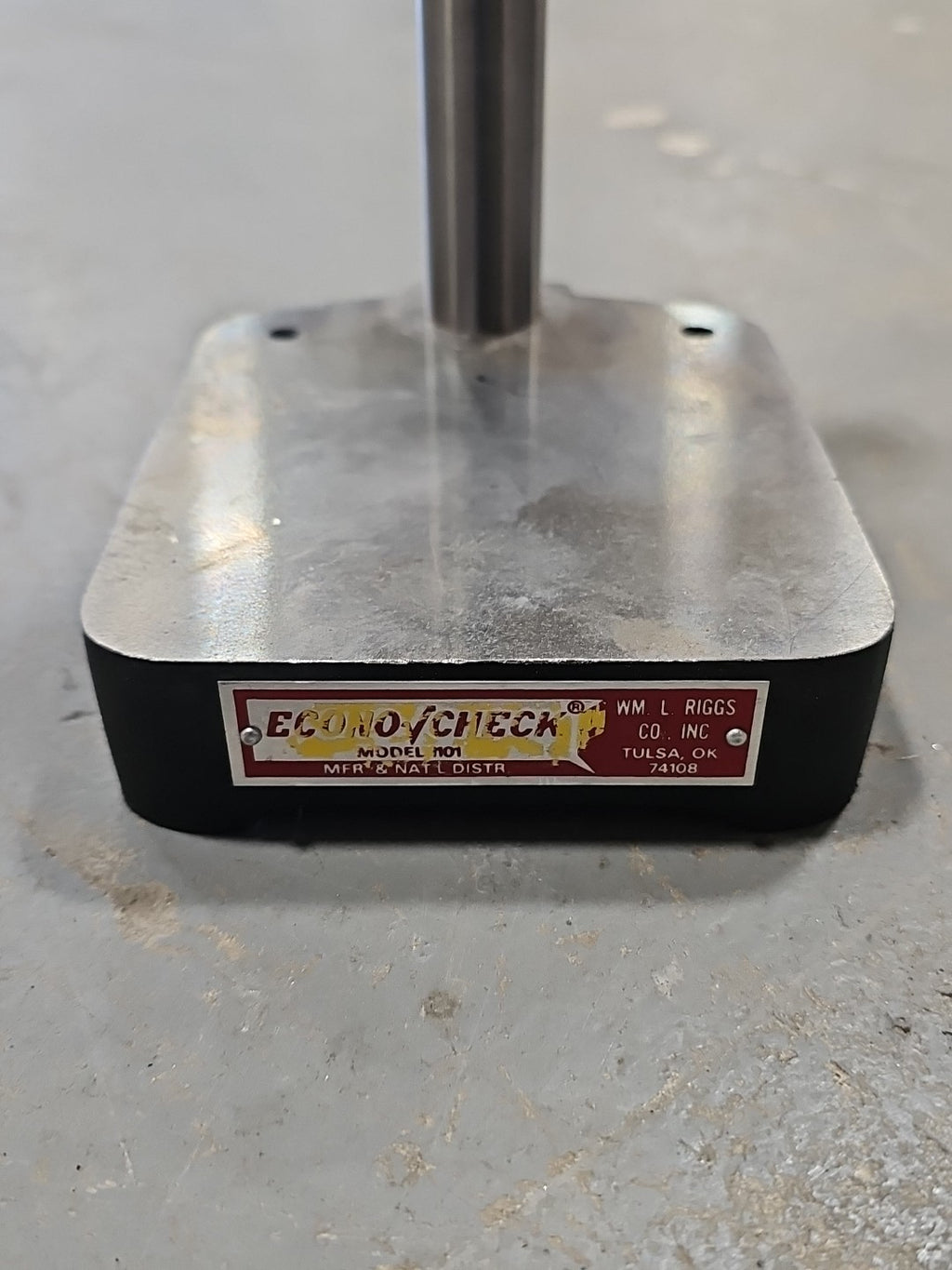 Econo Check 1101 Steel Indicator Base Comparator Stand