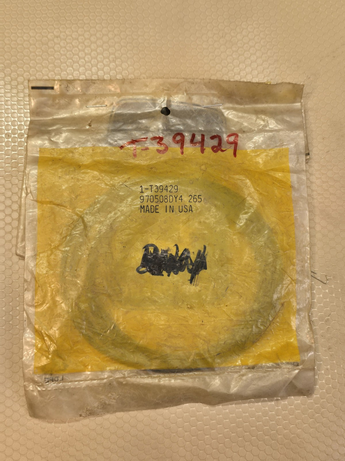 John Deere OEM 1-T39429  Seal Ring Gasket Made in USA