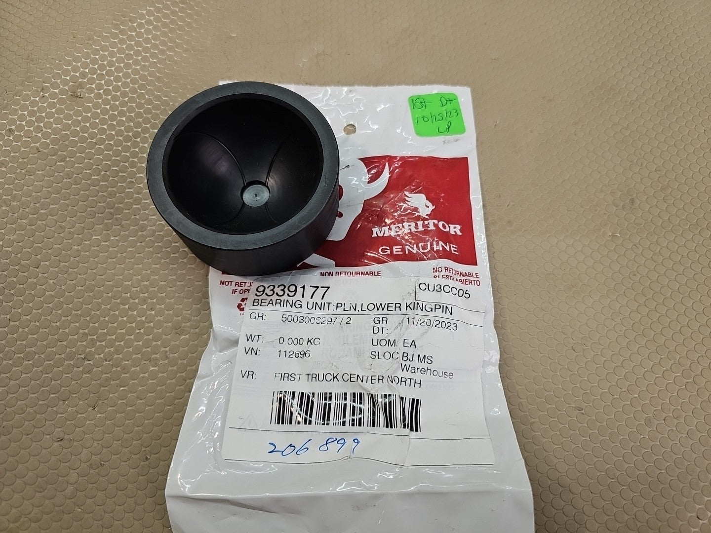 Fabco Meritor Bearing, Lower P/N: 234-0449 Or 2340449