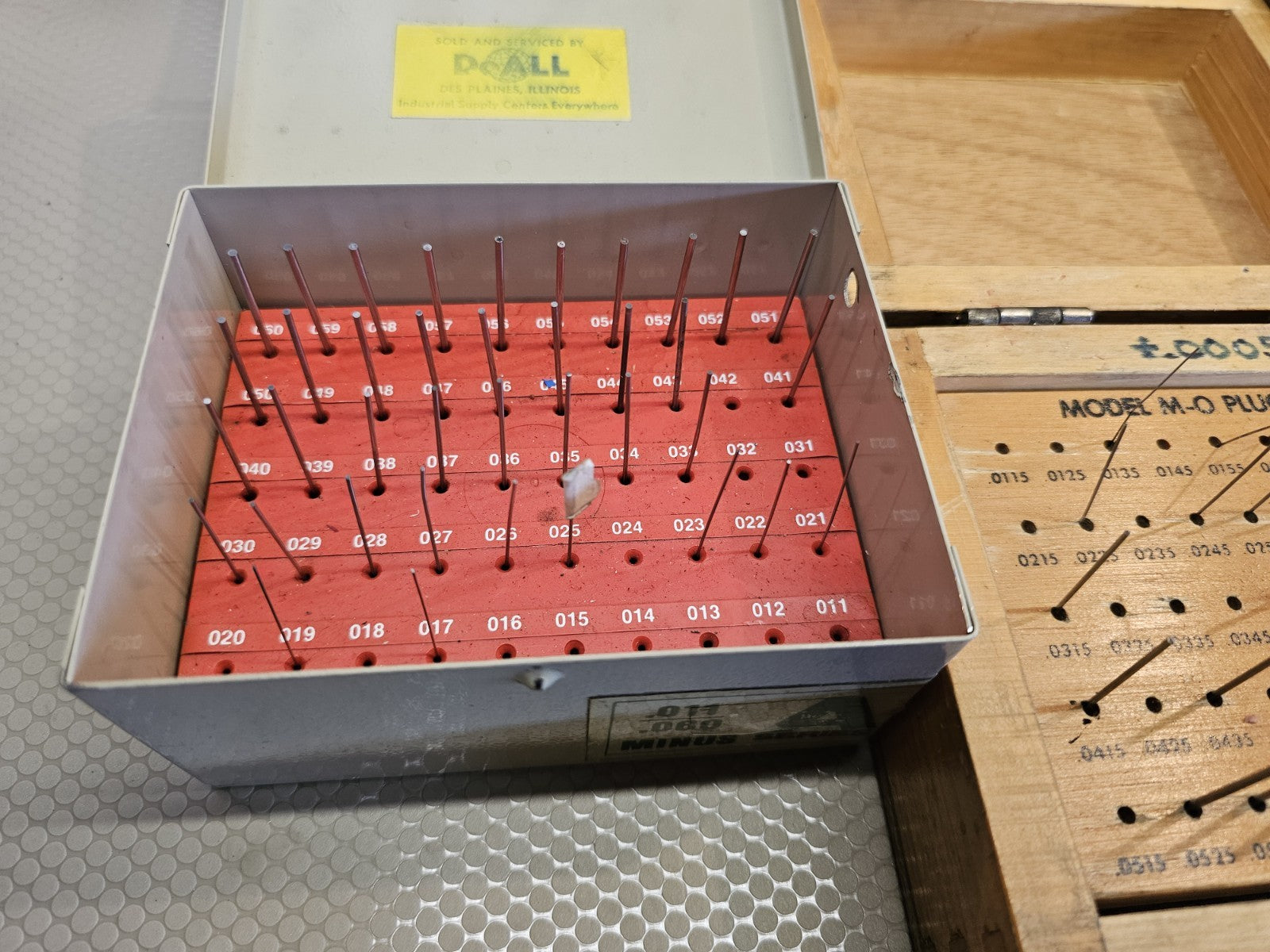 6x! Vermont /DoALL Meyer M-0 Plus & Minus Pin Gage Set 6 Partial sets USA 
