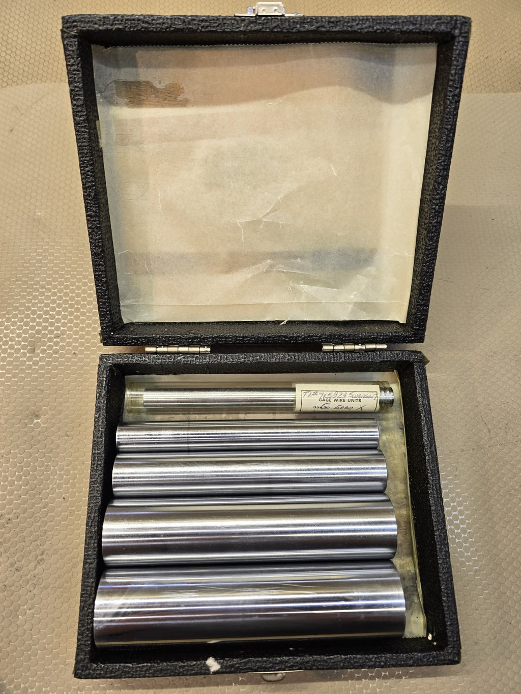 Southern Gage Co Master Pin Set Durplate LARGE 1 Inch 1.5 Inch .76 Inch Square