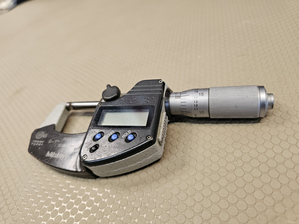 Mitutoyo 293-355 0-1" Digimatic Micrometer Digital OD