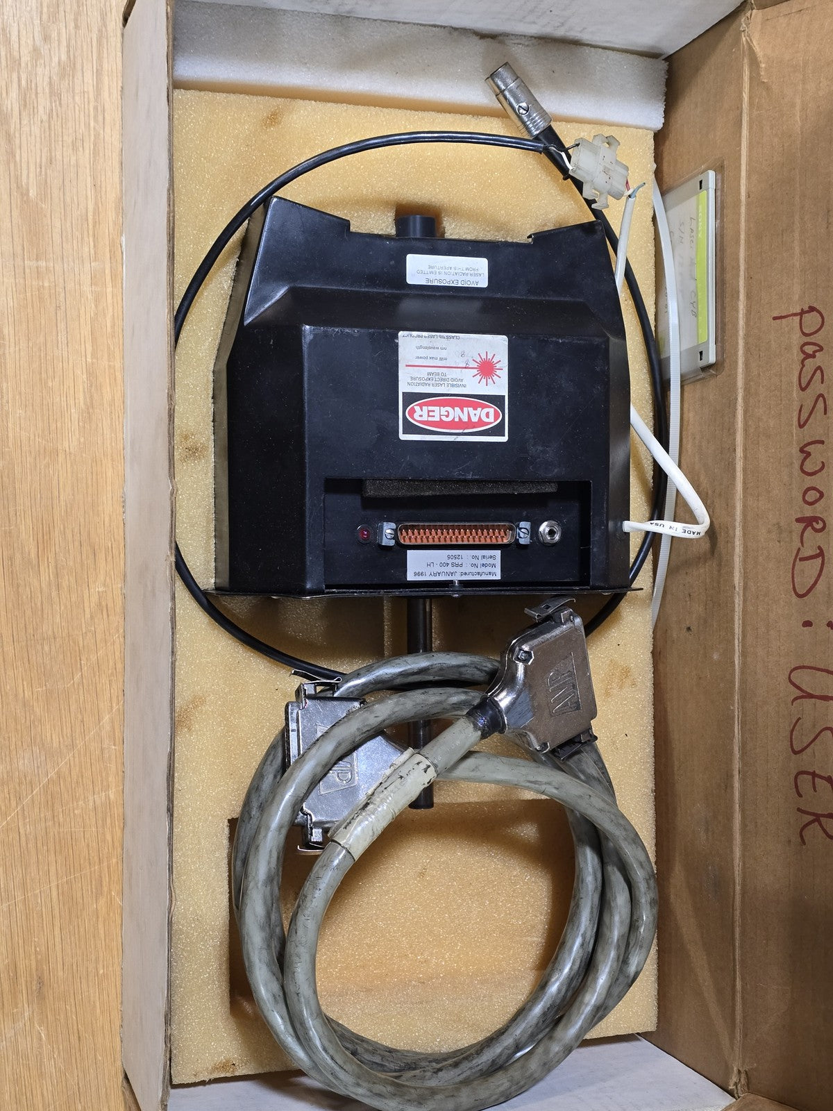 CyberOptics PRS-400 LH Point Range Sensor Laser Scanner Head 6604022