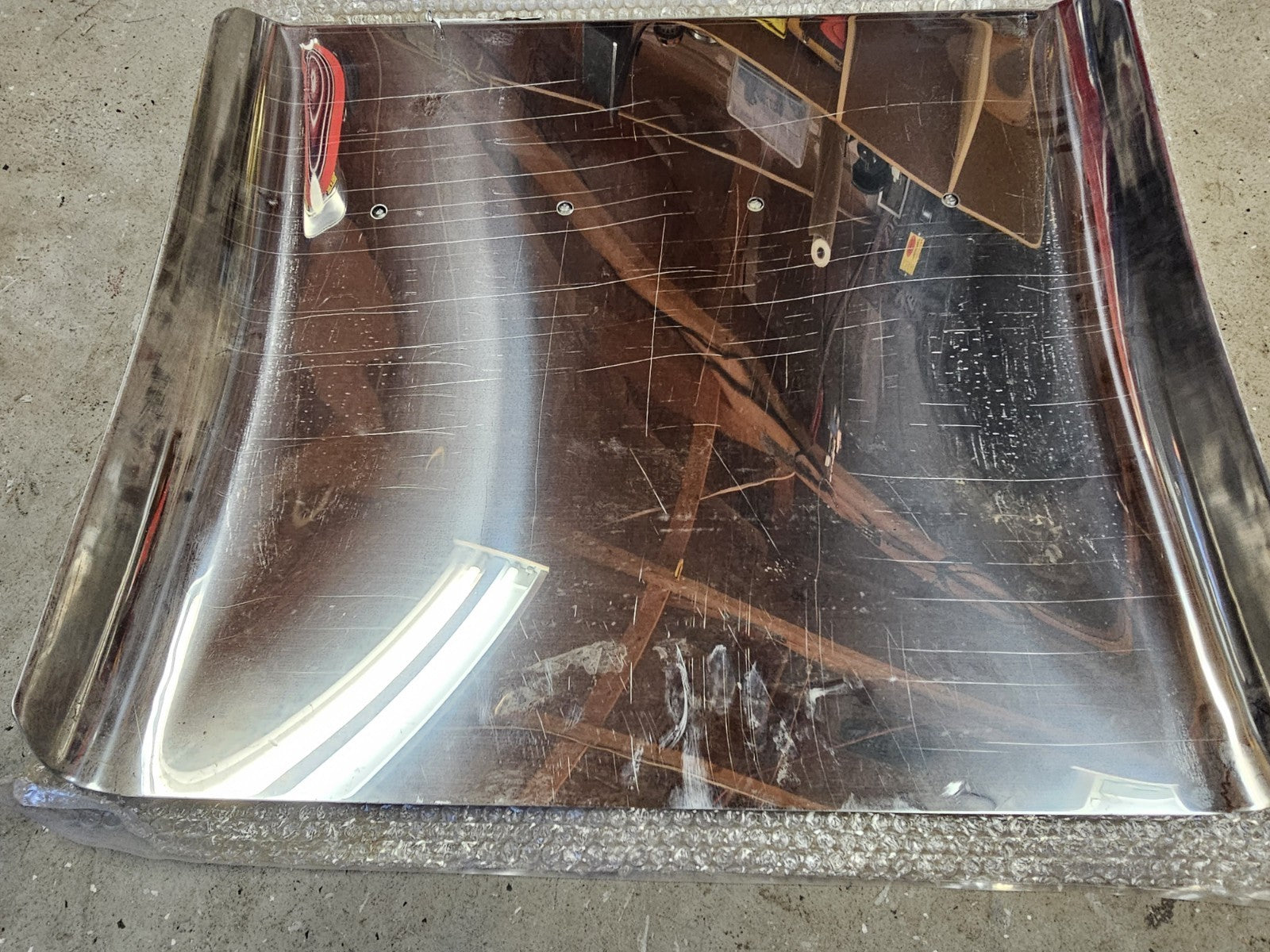 LY-742S Stainless Steel 24 Inch Quarter Fender Set of 2! NEW With Small Blemish
