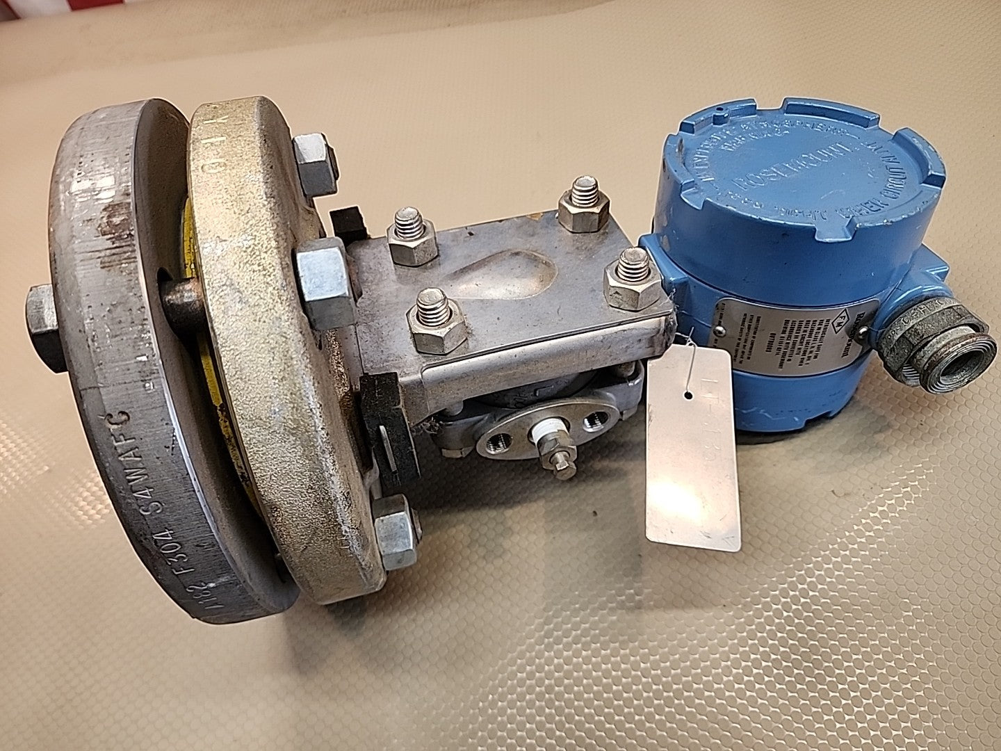 Rosemount Pressure Transmitter 1LLT4E22A0T0066TS 0–80 in H2O 4–20mA w/ SS Flange