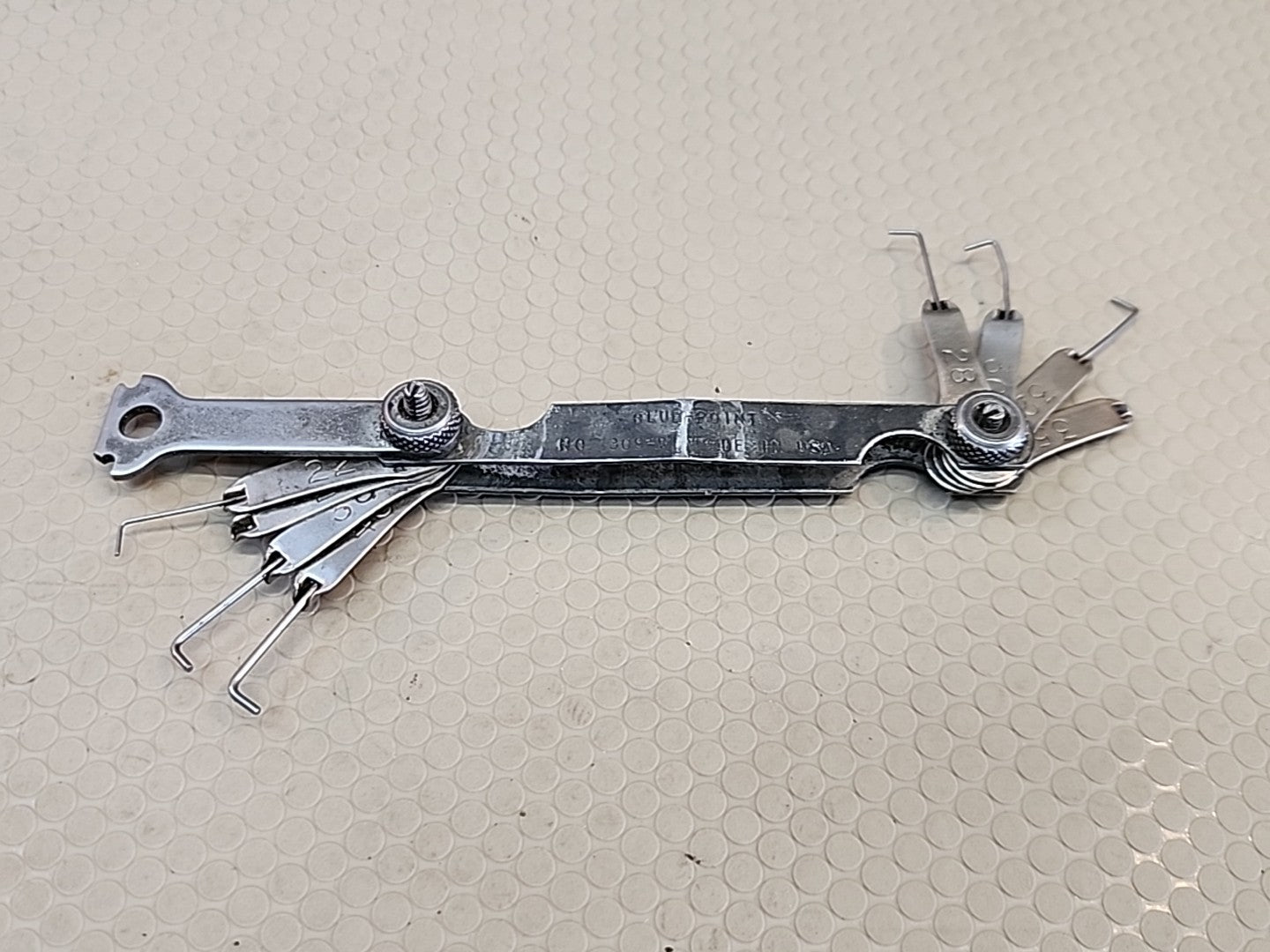 Vintage Blue Point by309-w Spark Plug Gap Gauge Tool Made In USA