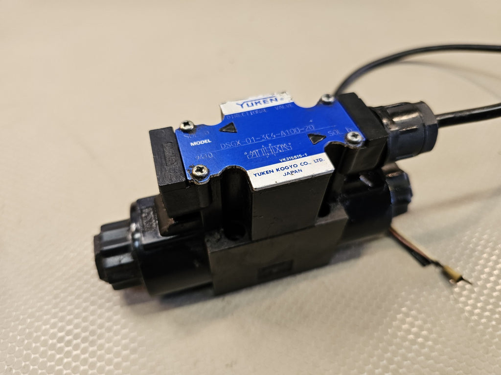 YUKEN BI DIRECTIONAL VALVE DSGX-01-3C4-A100-20 A100