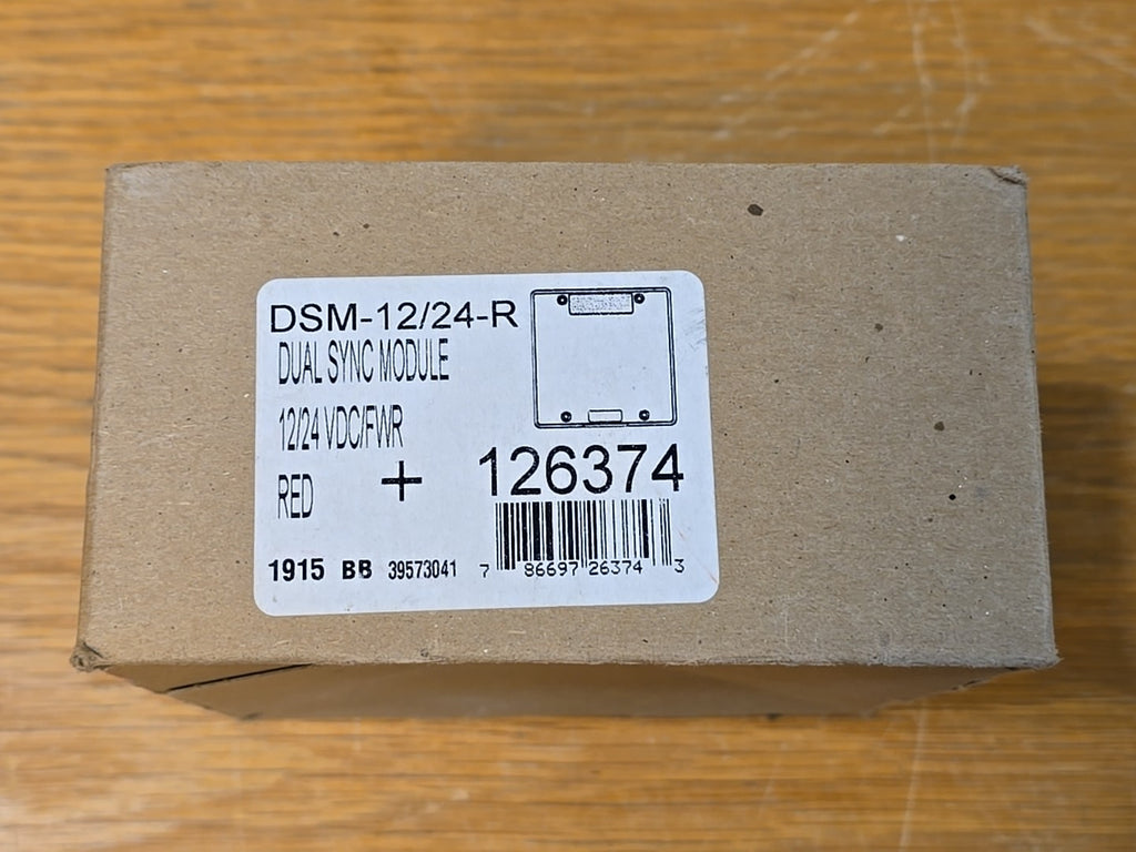 Eaton Wheelock DSM Sync Module, Wall, 12/24V, Red DSM-12/24-R 108006