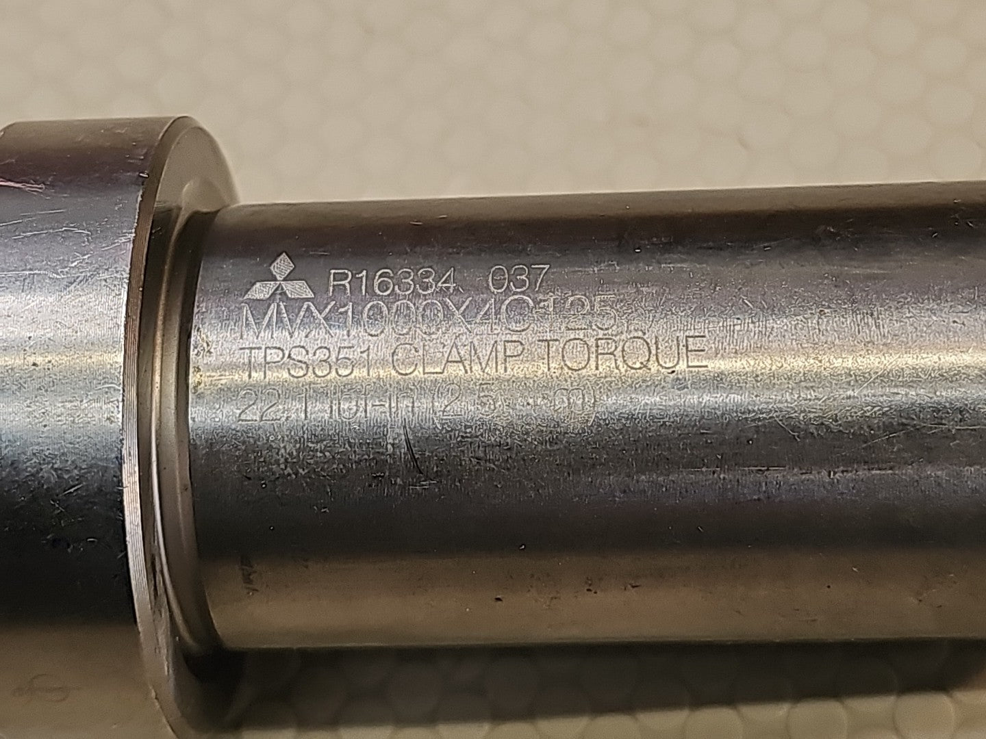 MITSUBISHI Drill Indexable Drill MVX1000X4C125 TPS351 Clamp Torque 22.1 lbf-in 