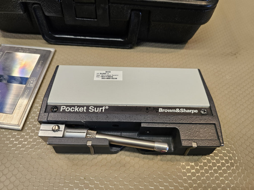 Mahr Federal Pocket Surf III Kit Brown Sharpe Surface Roughness Gage + 178-603