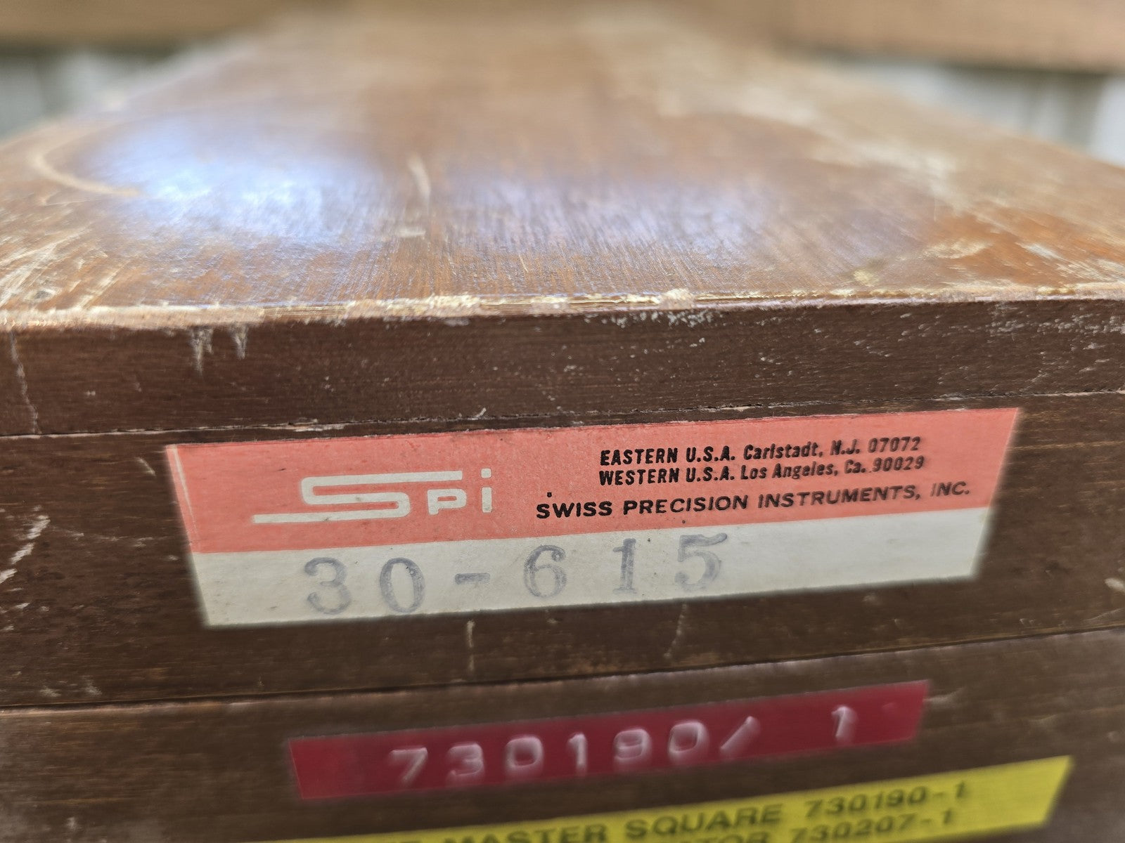 SPI 30-615 Vernier Height Gauge 0-6" 0-150mm Machinist Tool w/ Wood Case