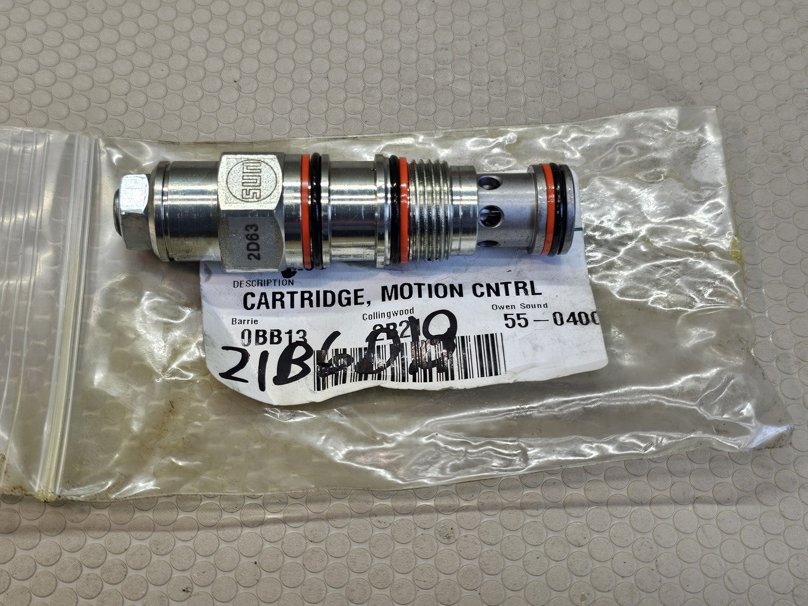Sun Hydraulic 2D63 CBCA LHN Motion Control Cartridge Valve Screw-In New