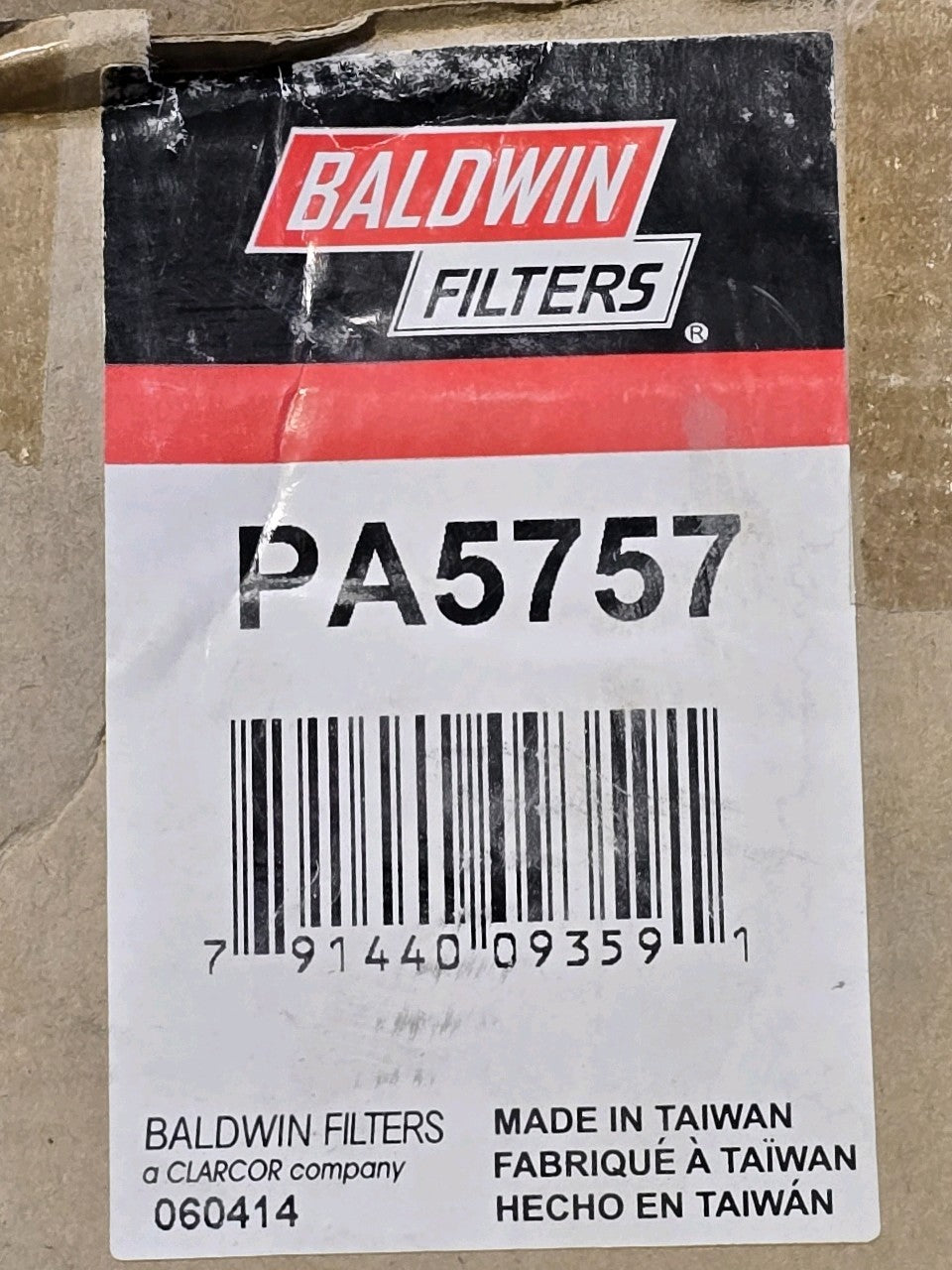Genuine BALDWIN FILTERS PA5757 Air Filter