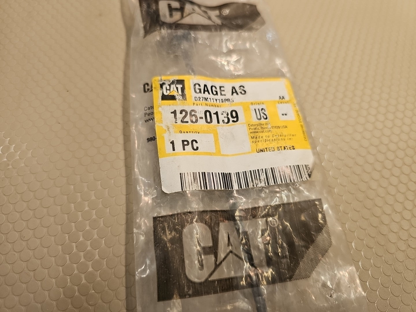 CAT OEM Gage Assembly Dip Stick Oil Level 126-0139