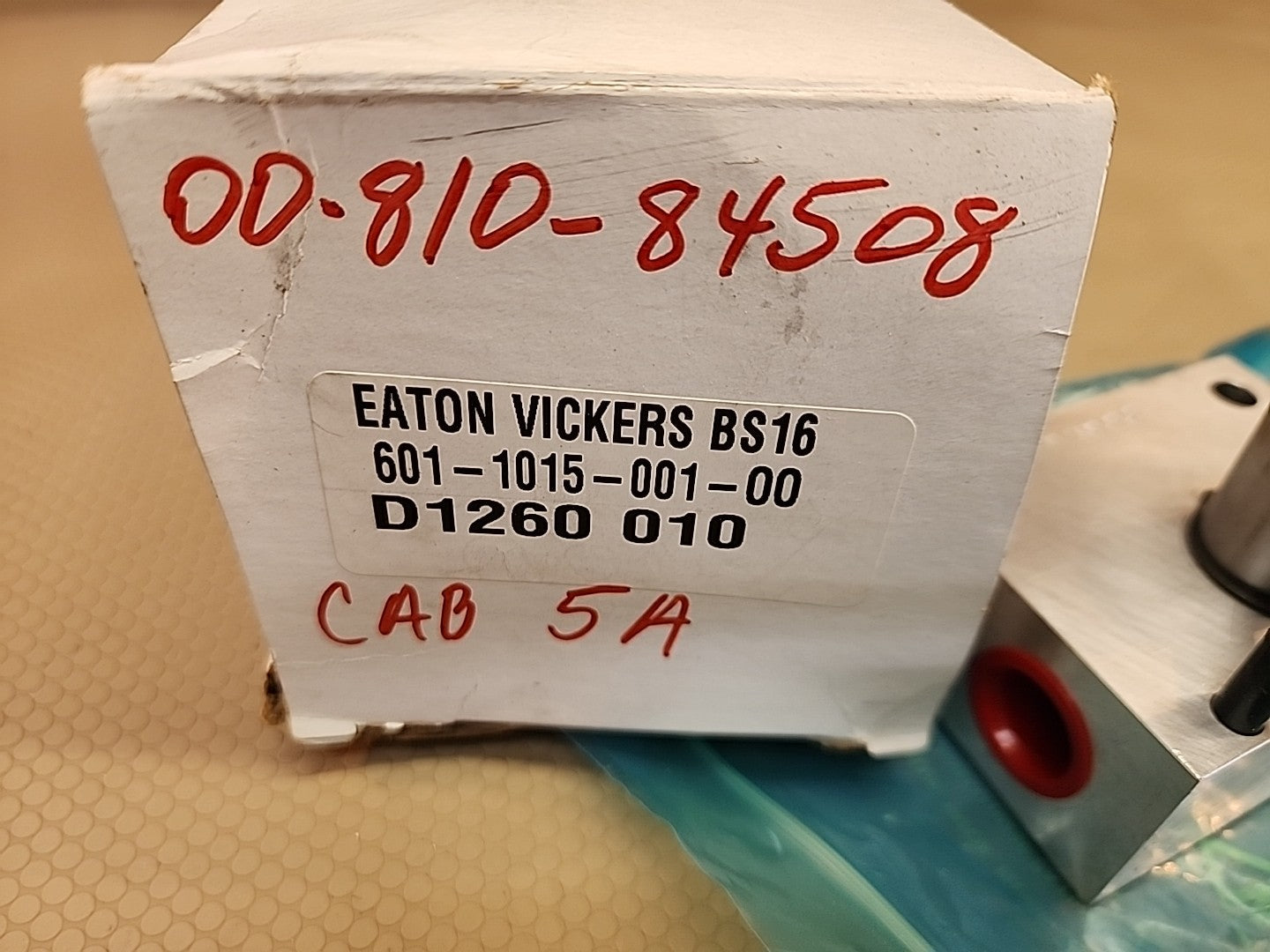 EATON VICKERS BS16 601-1015-001-00 D1260 010