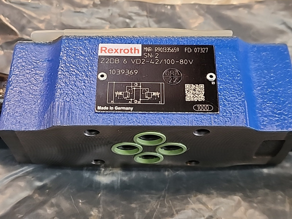 Bosch Rexroth R901335659 Hydraulic Pressure Relief Valve – Z2DB 6 VD2-42/100-80V