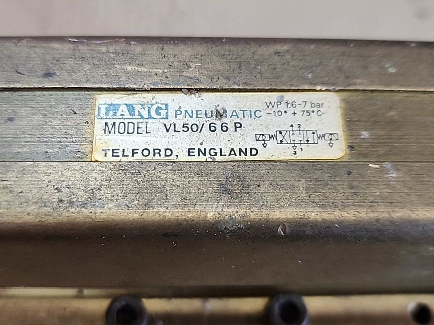 Lang Pneumatic Model VL50/66 P