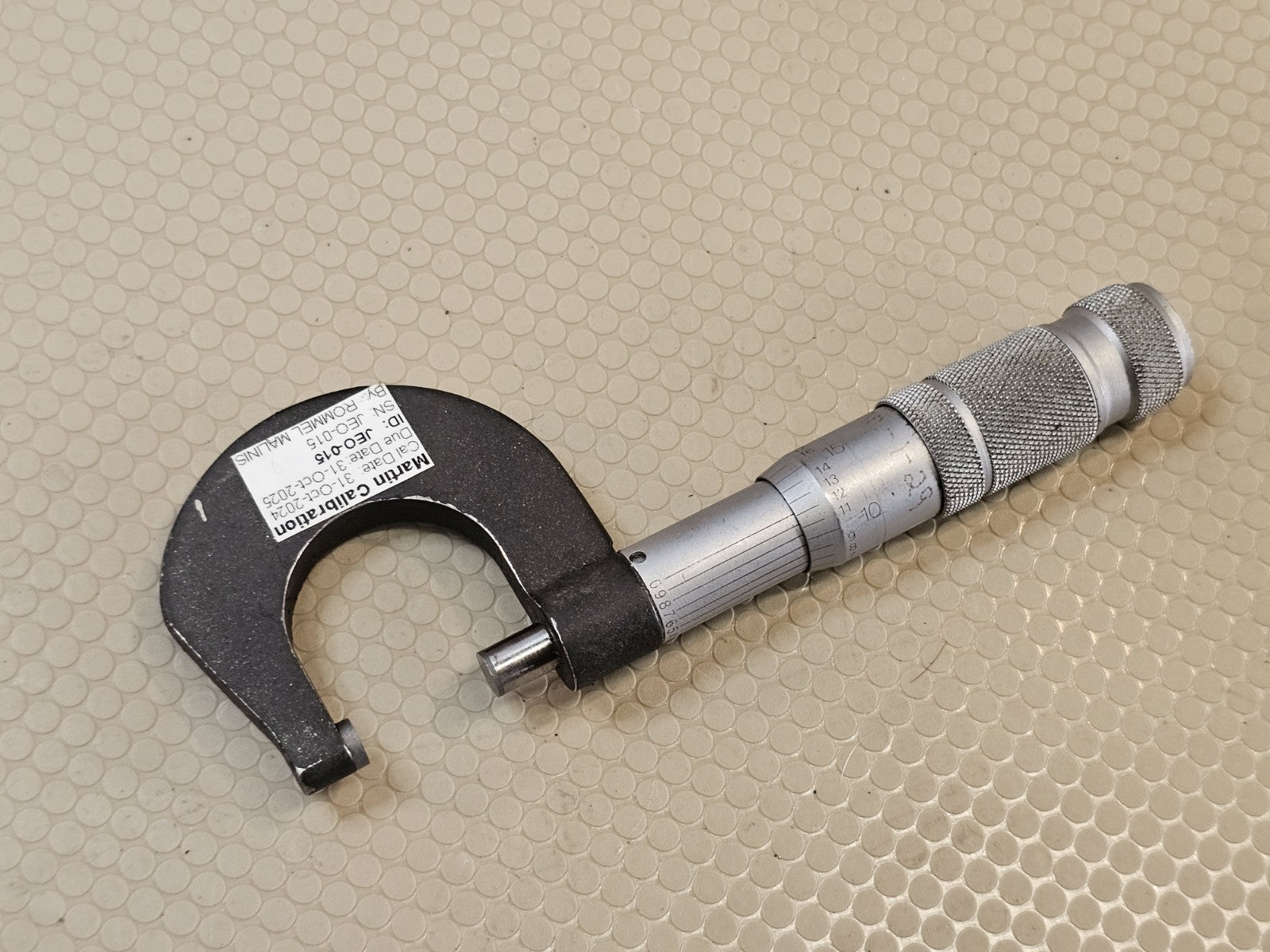 Vintage Brown And Sharpe 0-1” Micrometer Outside