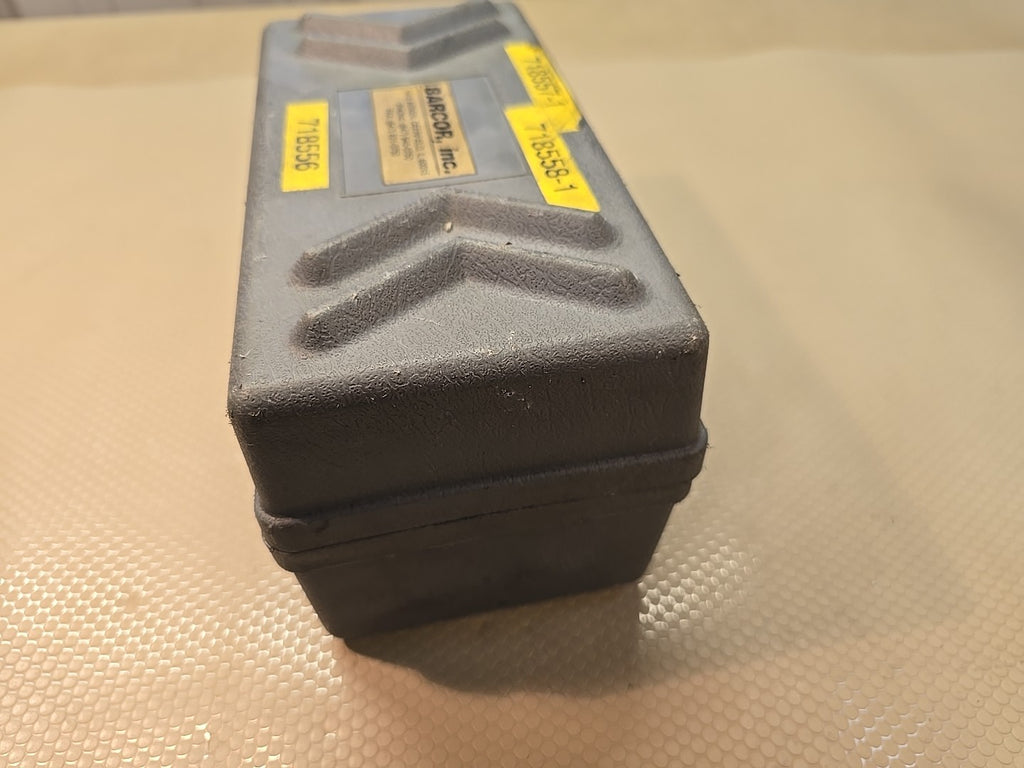BARCOR 100-1-SPC DIGITAL ELECTRONIC COUNTERSINK GAGE CHAMFER + Ring Gages .6210