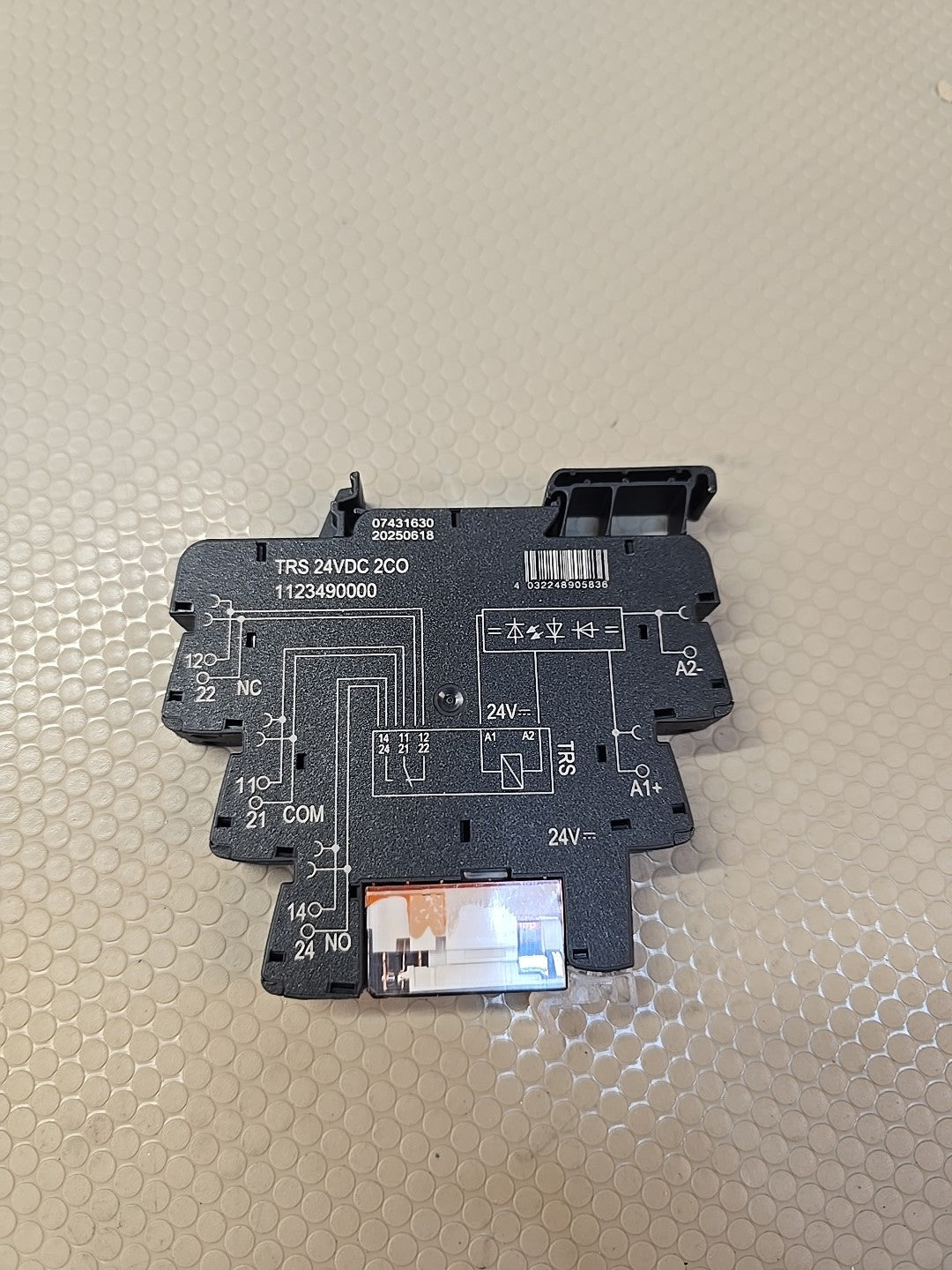 Weidmuller TRS 24VDC 2CO Relay Module, 1123490000 