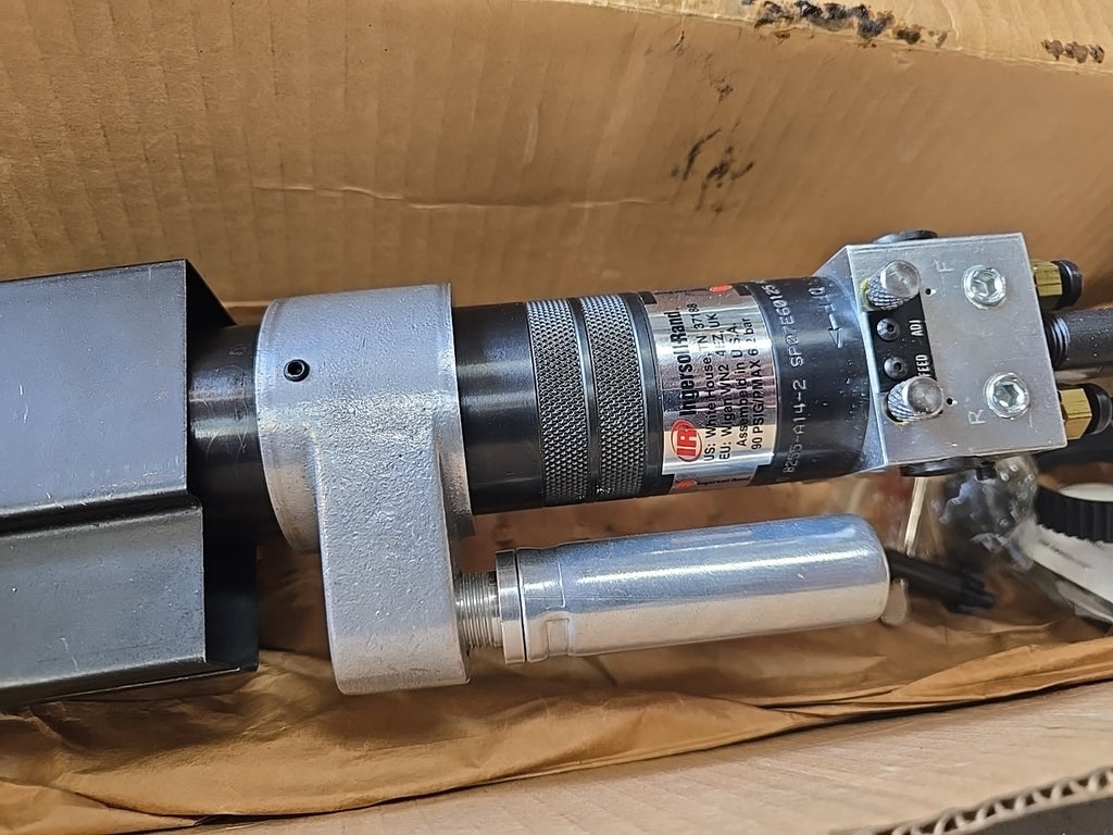 2 Spindle ARO Twin Head, Ingersoll Rand 8255-A14-2 Par-A-Matic Self Feed Drill