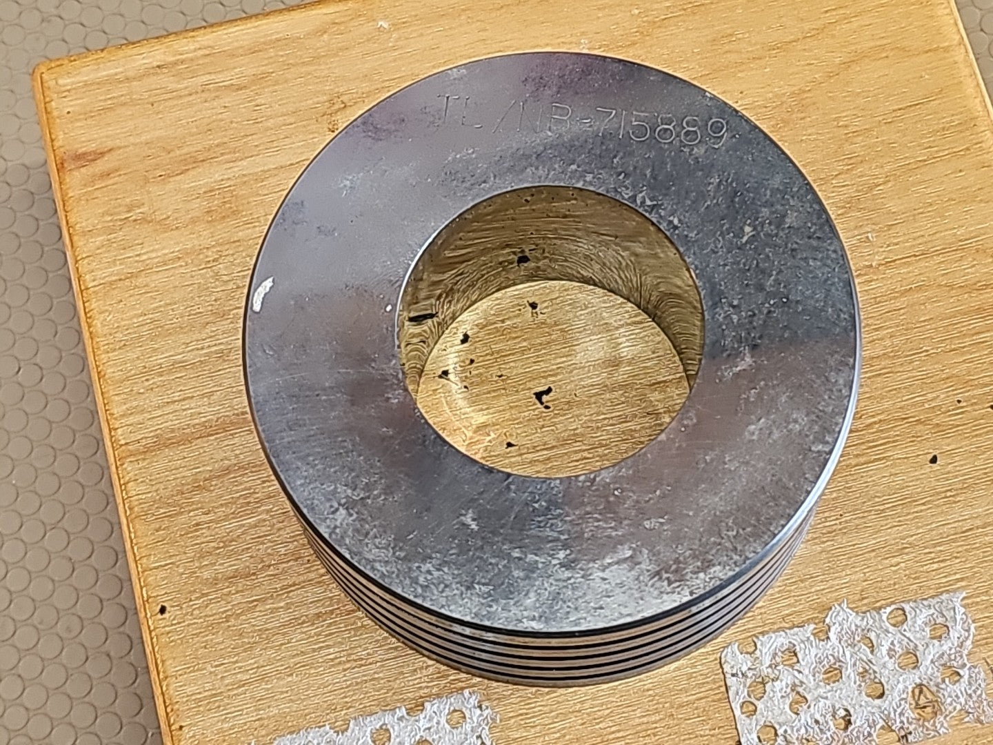 GSG GLASTONBURY SOUTHERN GAGE - 1.660900 XXXX M9 MASTER PLAIN BORE RING GAGE