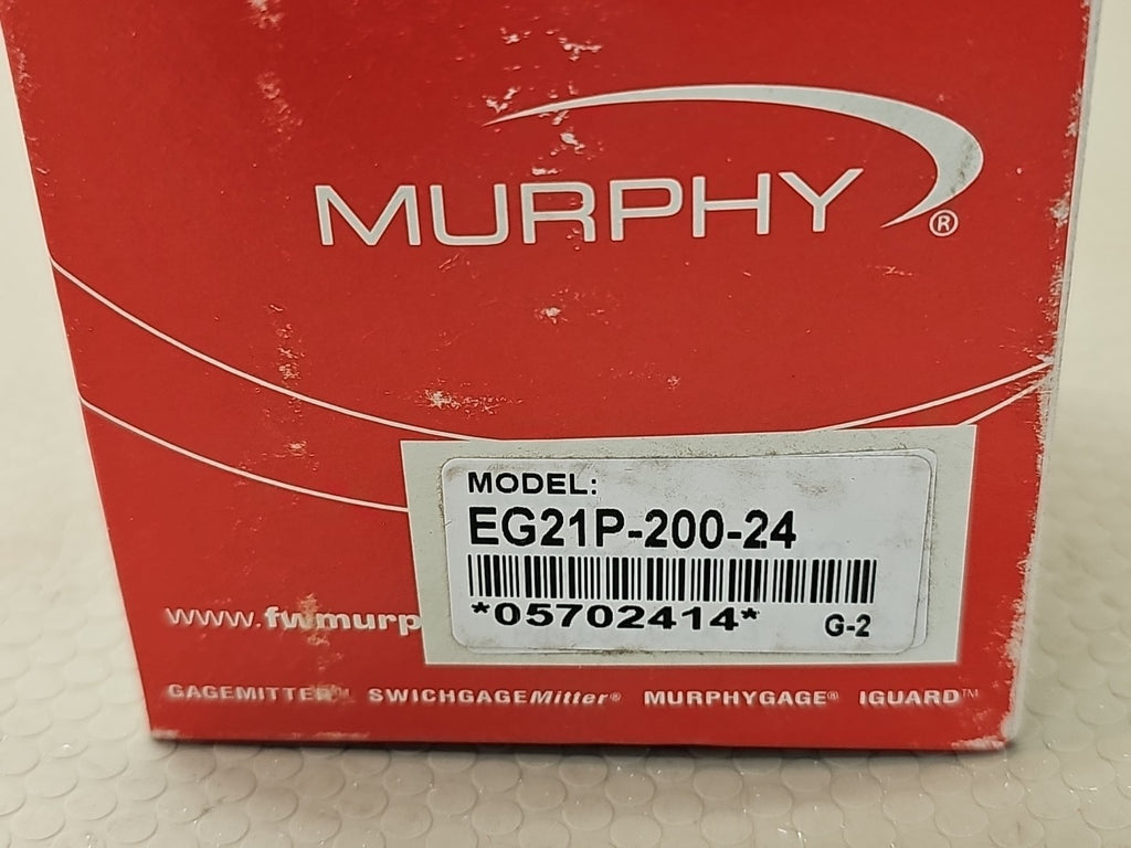 MURPHY EG21P-200-24 (05702414): Electric Pressure Gage NEW