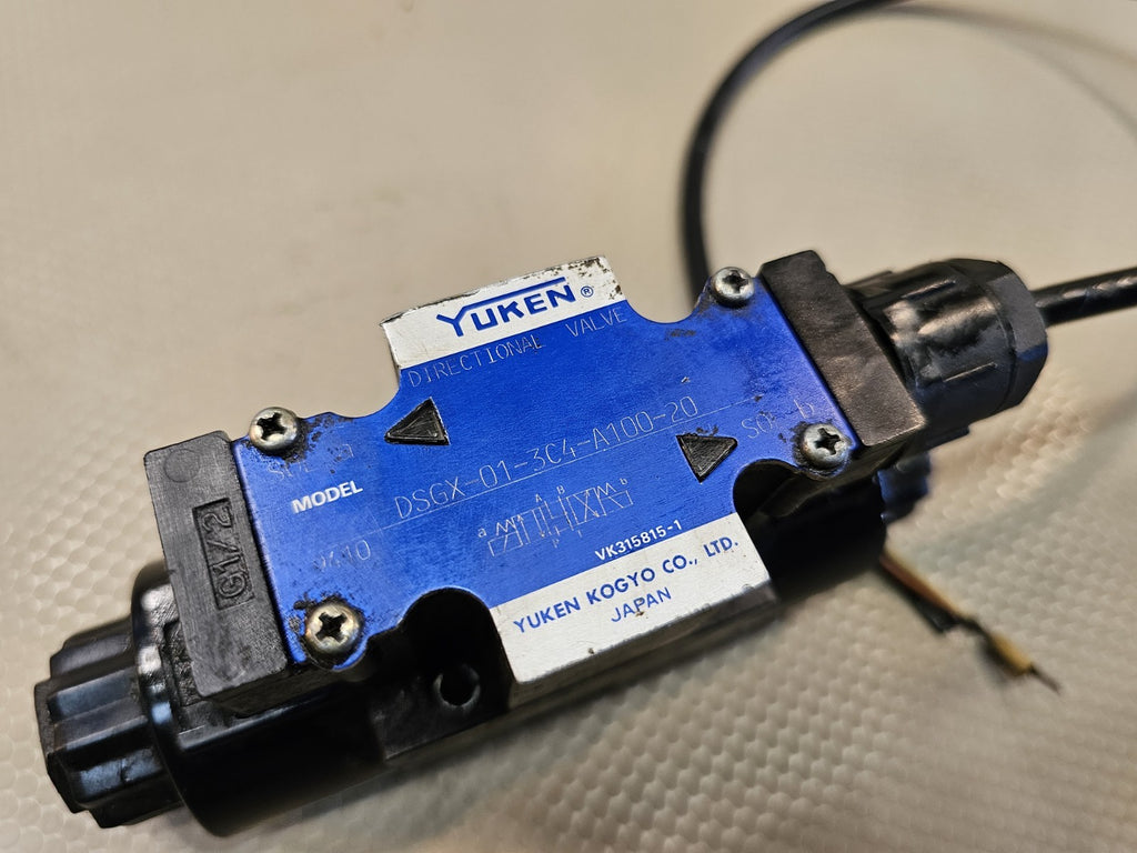 YUKEN BI DIRECTIONAL VALVE DSGX-01-3C4-A100-20 A100