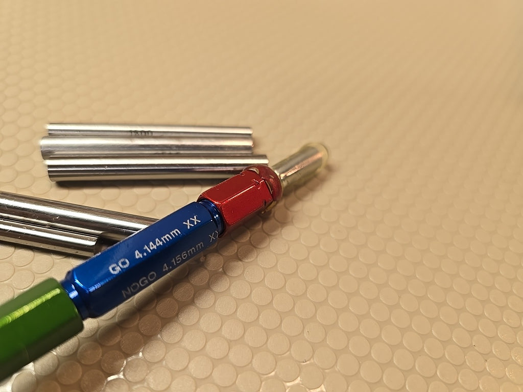 VAN KEUREN PIN GAGE HOLDER WITH PINS Go 4.144mm Xx Nogo 4.156mm Xx 