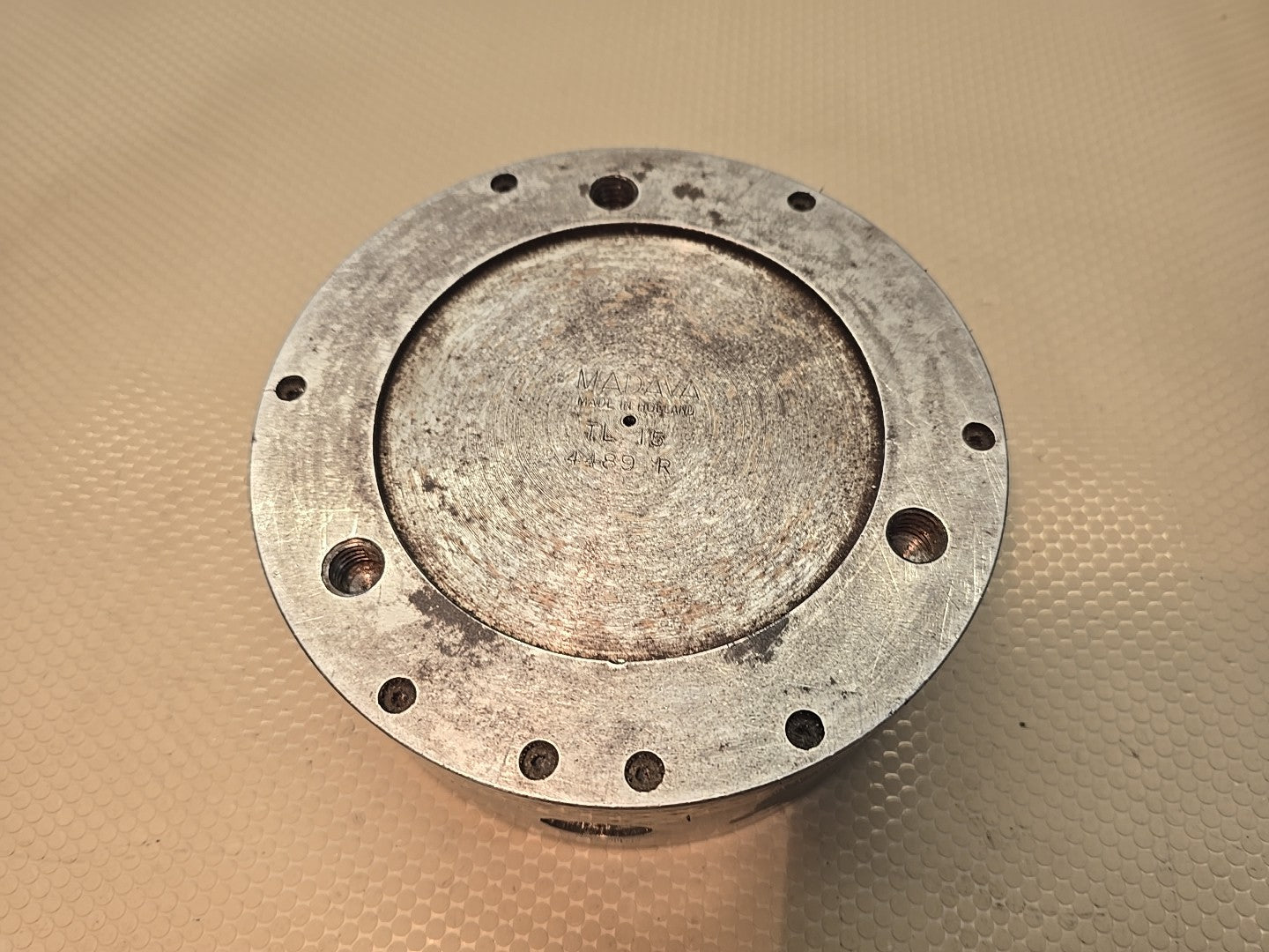 MADAVA Circular Permanent MAGNETIC CHUCK 6 Inch Sharpe Tl15 4489 R HOLLAND MADE