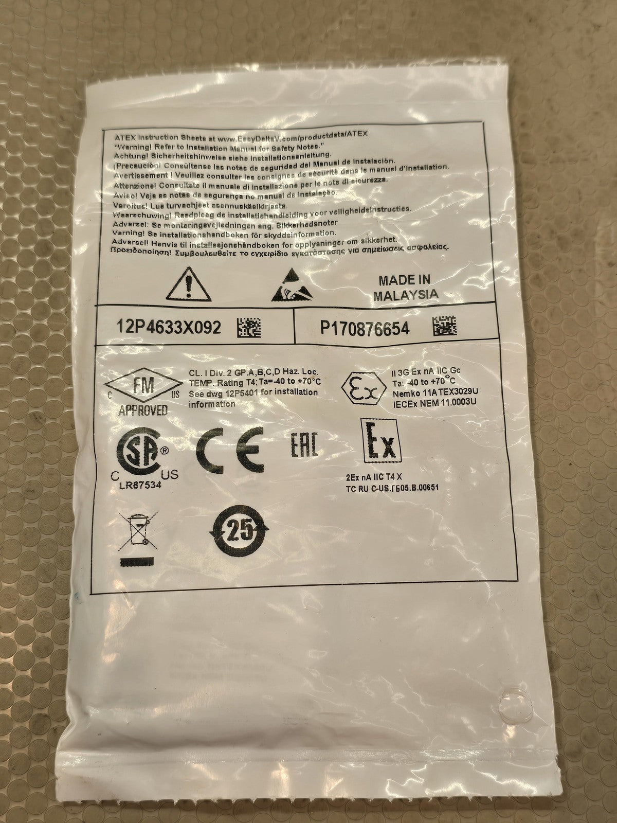 Emerson KL3004X1-BA1 12P4633X092 DeltaV DO 24VDC Isolated Output Module NEW SEAL