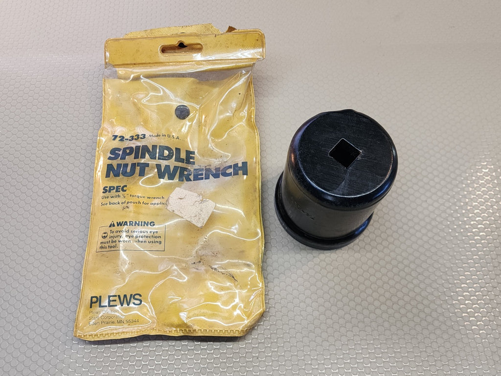 NOS! PLEWS SPINDLE NUT WRENCH, 4-LUG DESIGN, No. 72-333