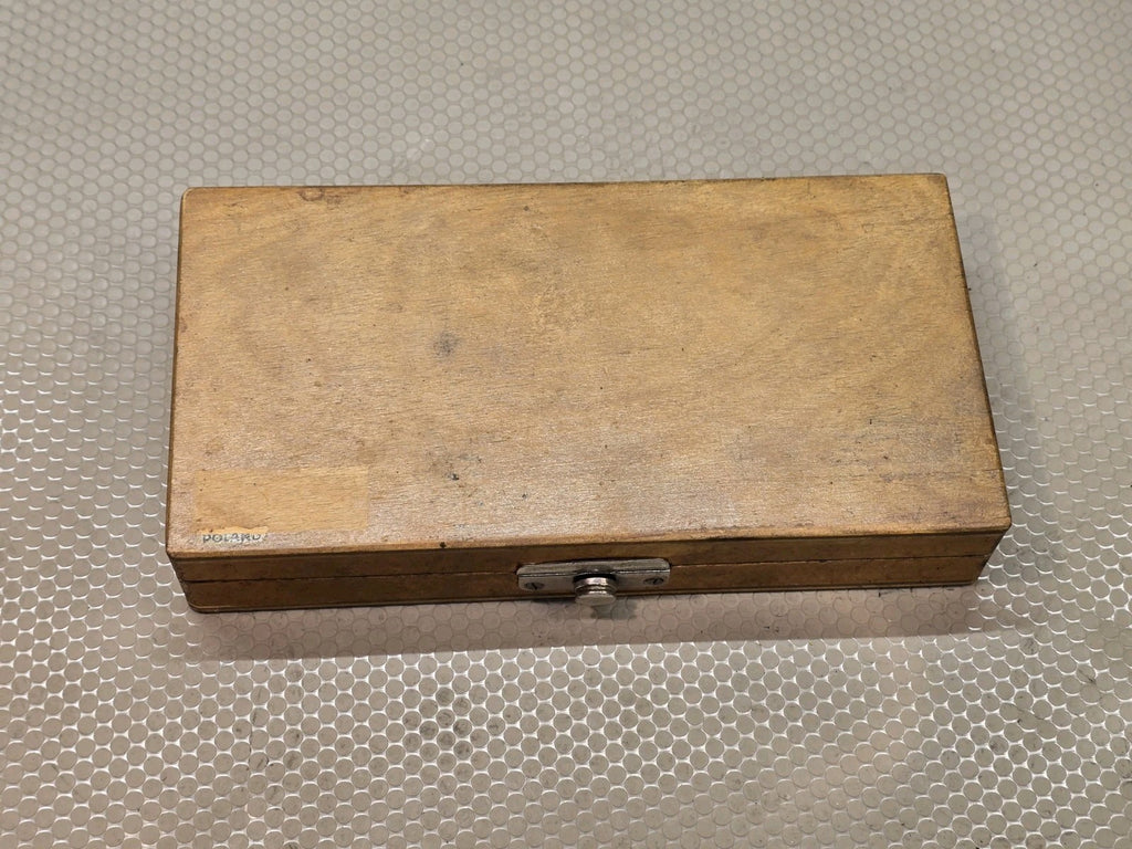 VIS 0–1 Inch Dial Micrometer .0001 Graduation With Wood Case Made In Poland