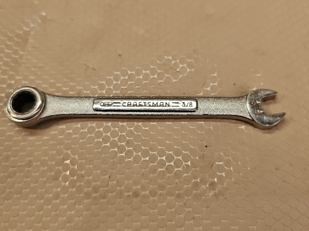 Craftsman 3/8" 12 Point Combination Ratcheting Wrench Model 42634 Made USA 