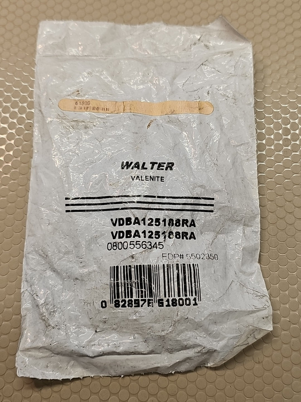VALENITE SHIM SEAT,INSERT,CUTTING TOOL P/N VDBA125188RA  