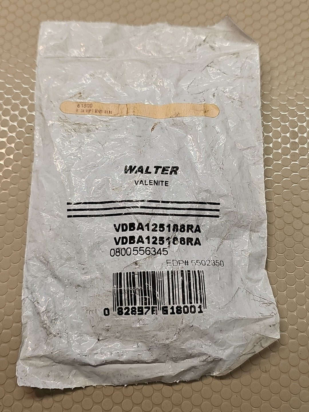 VALENITE SHIM SEAT,INSERT,CUTTING TOOL P/N VDBA125188RA  