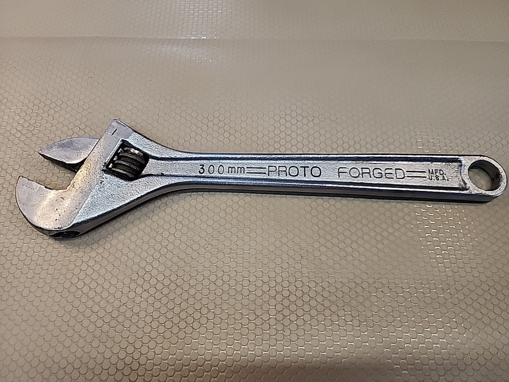 Proto Professional 712 Adjustable Wrench 12" Chrome Made In USA