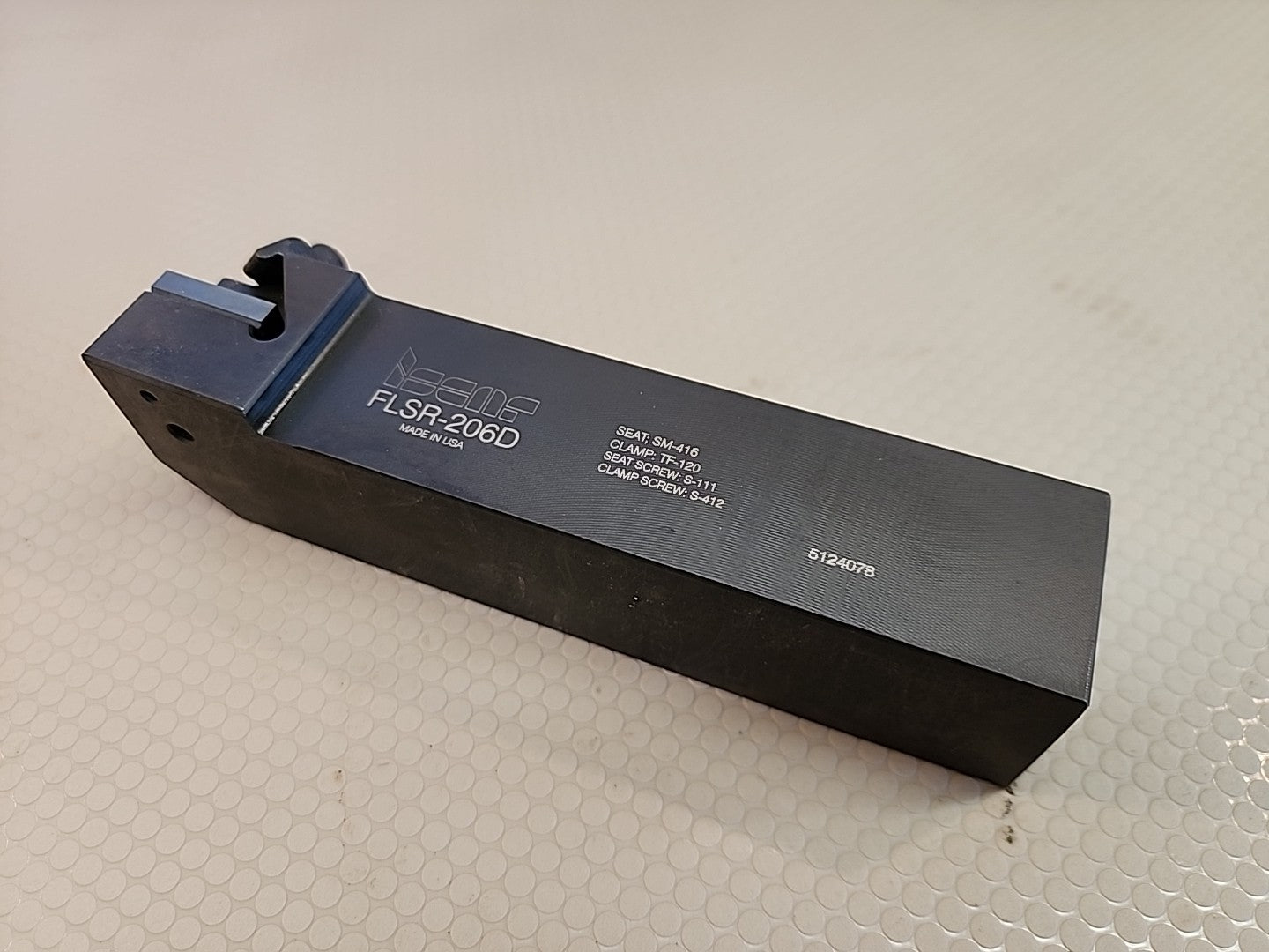 ISCAR FLSR-206D Lathe Tool Holder 5124078 Shank 1pc