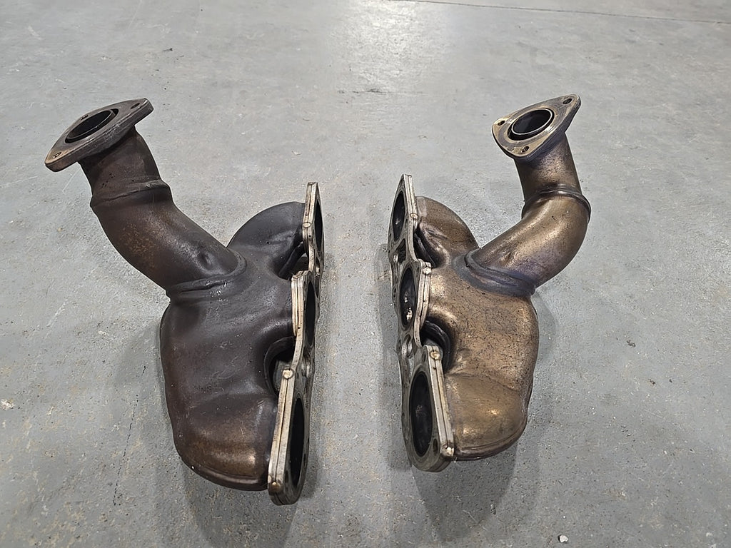 PORSCHE 991 TURBO/S OEM GENUINE ORIGINAL LEFT (D) & RIGHT (P)EXHAUST MANIFOLD
